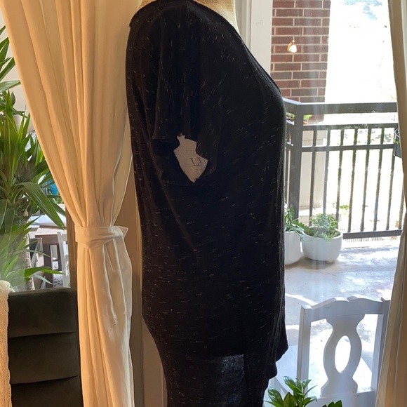 Forever 21 XXI long shortsleeve cozy casual loose fitting shirt black Medium - Picture 3 of 6